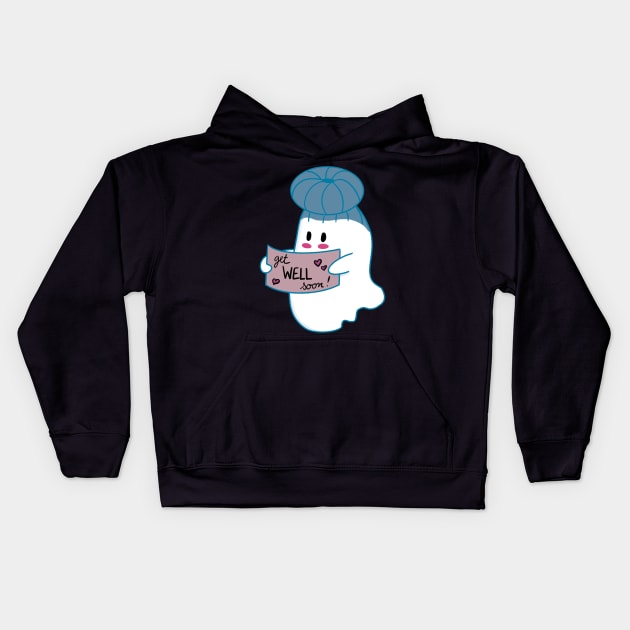 Little Ghost Well Kids Hoodie by nathalieaynie